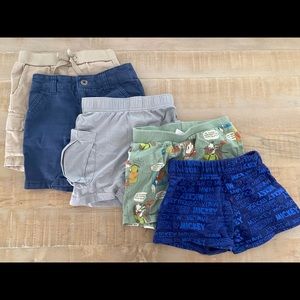 Set of 5 baby boy shorts navy khaki Mickey Mouse Disney baby Zara Calvin Klein